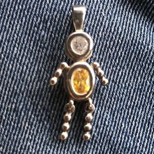 🌟Sterling Silver Person Charm